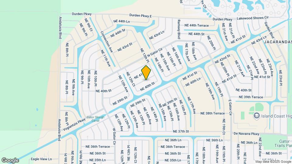 1238 NE 40th Terrace Map and Location Details