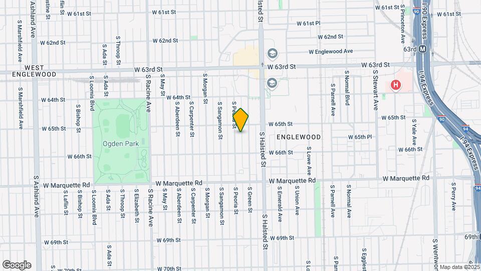 6517 S Peoria St Map and Location Details