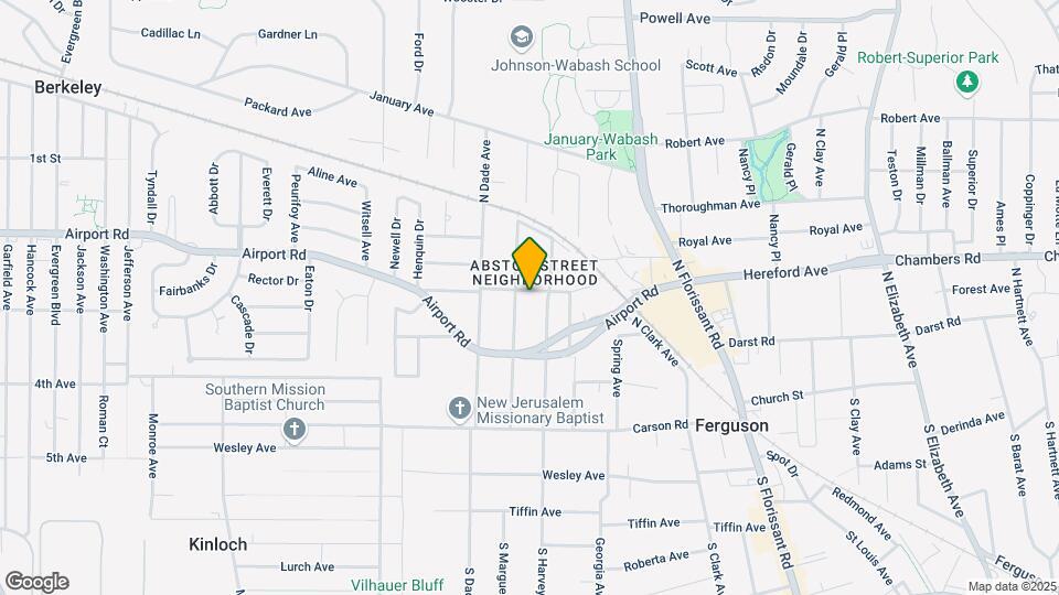 608 Abston St Map and Location Details