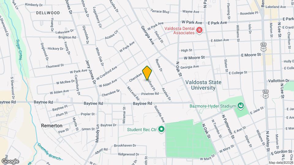 1614 Beauford Pl Map and Location Details