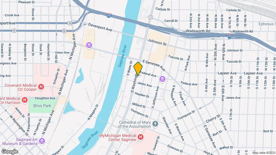 218 S Washington Ave, Unit 2 Bedroom Unit Map and Location Details