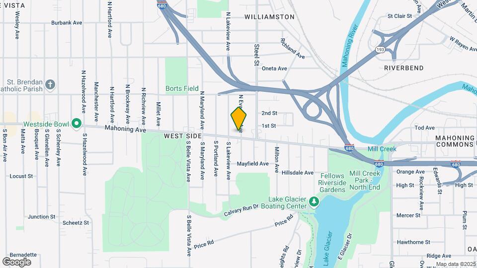 1678 Mahoning Ave Mapa y Detalles de la Ubicación