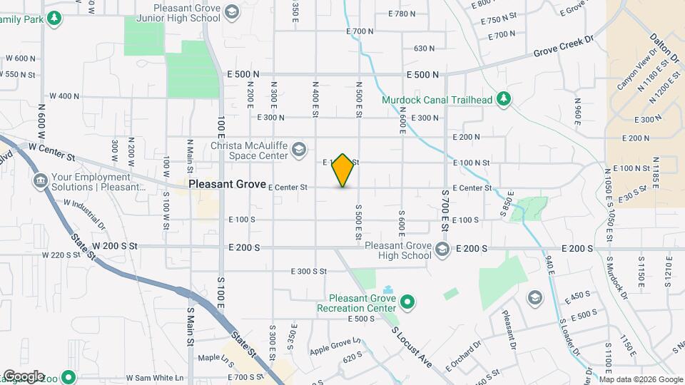 470 E Center St Map and Location Details