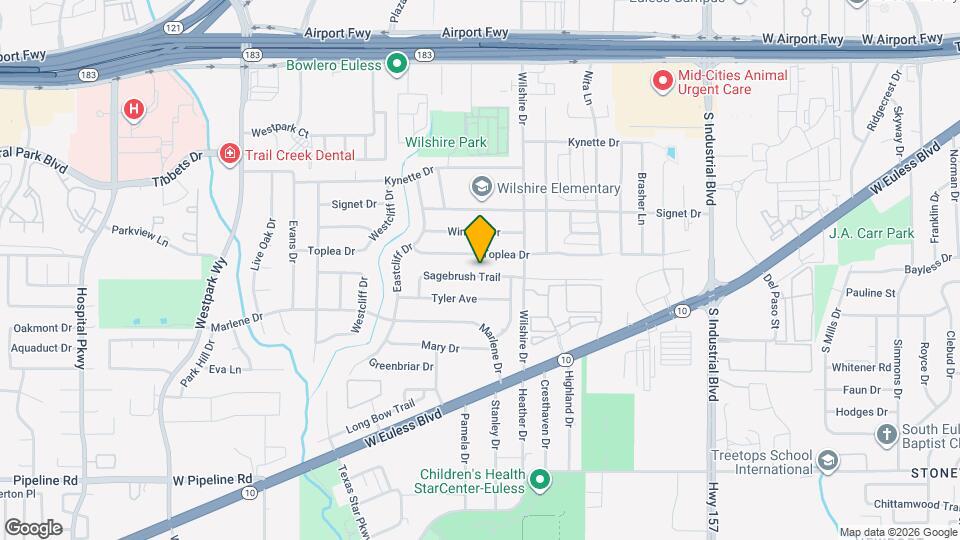 1700 Sagebrush Trail Map and Location Details