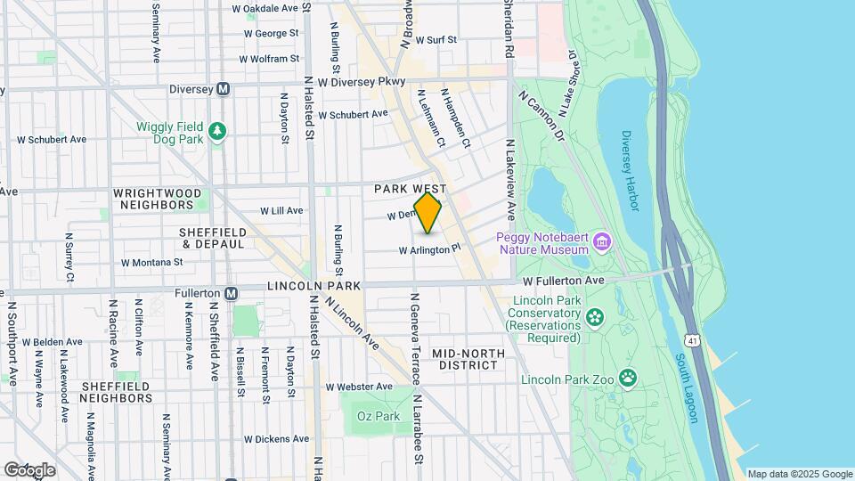 552 W Arlington Pl, Unit M09B Mapa y Detalles de la Ubicación