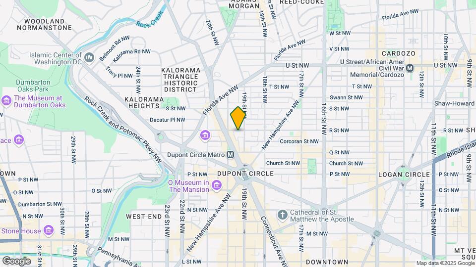 1912 R St NW Mapa y Detalles de la Ubicación