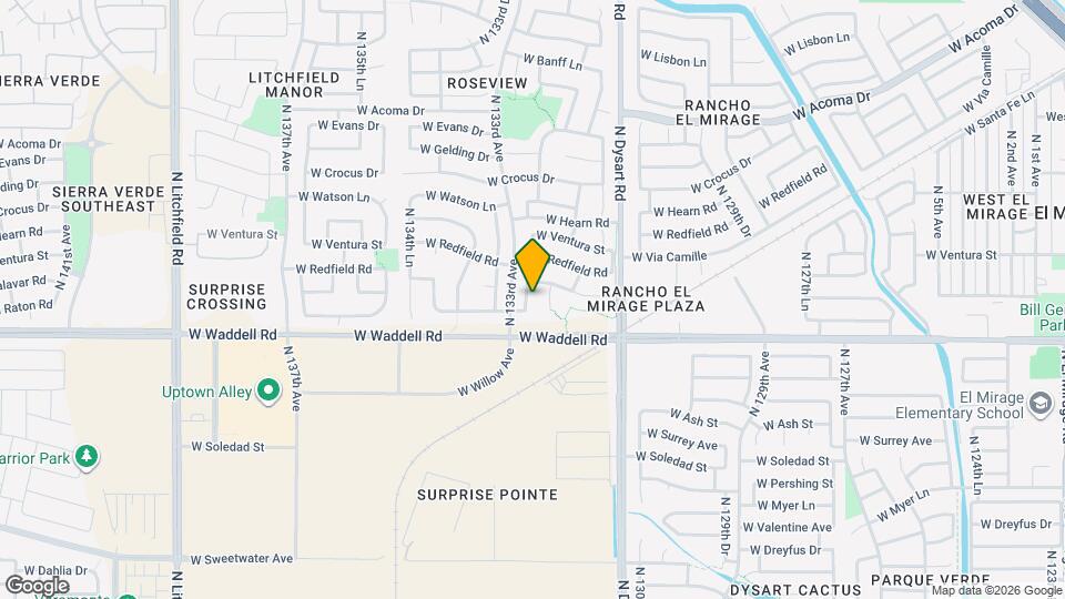 13939 N 132nd Ln Map and Location Details