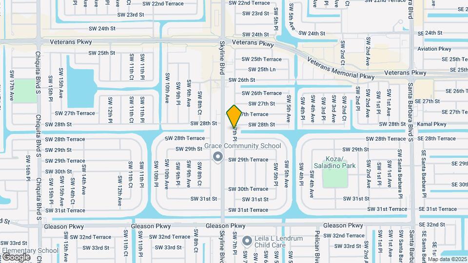 2810 SW 7th Pl Map and Location Details