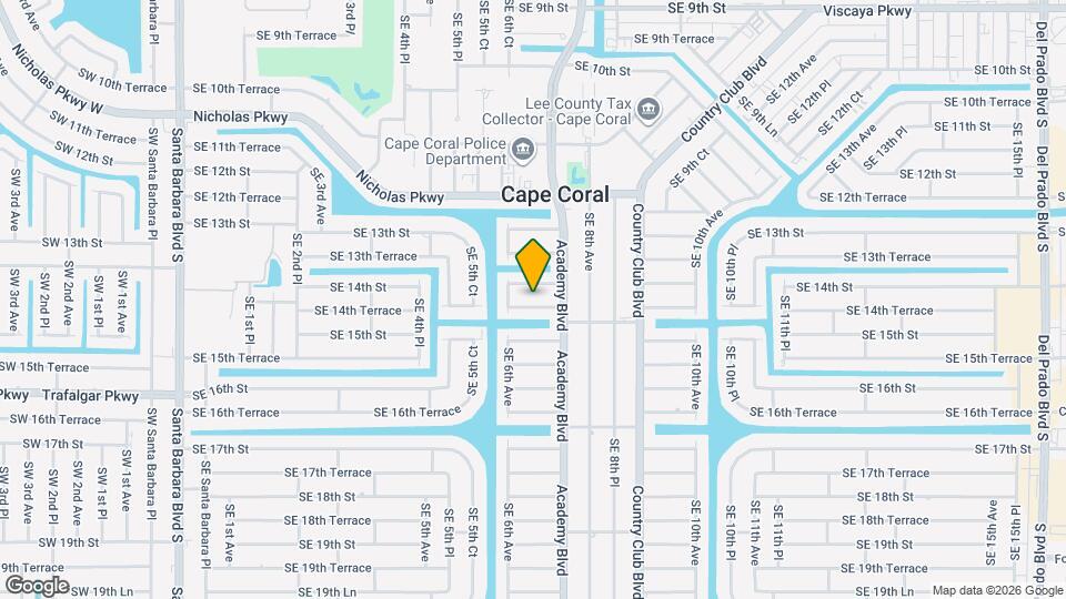 613 SE 14th St Map and Location Details