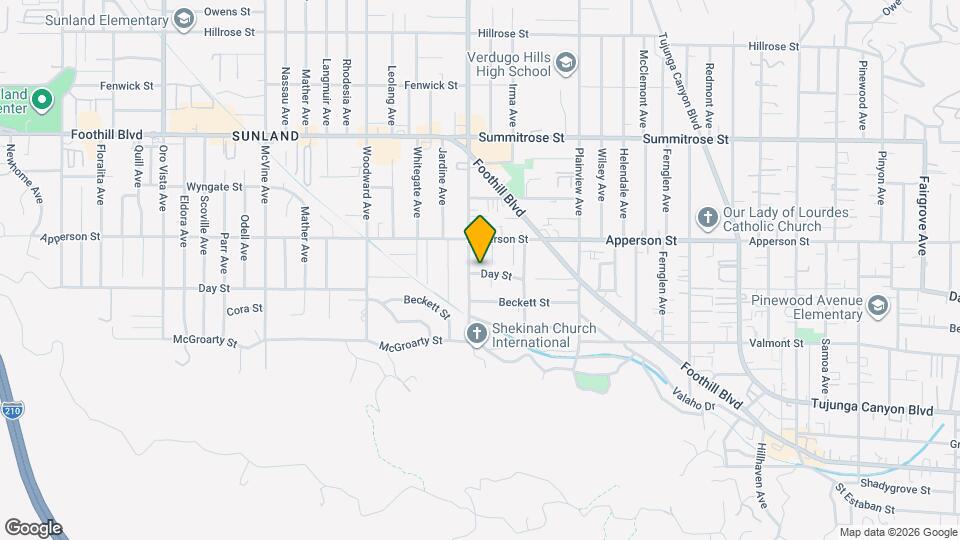 7755 Day St Map and Location Details