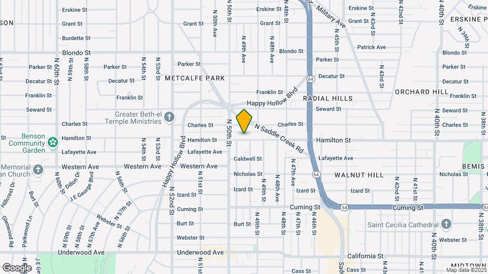 4926 Hamilton St Map and Location Details