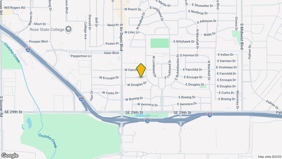 208 W Ercoupe Dr Map and Location Details