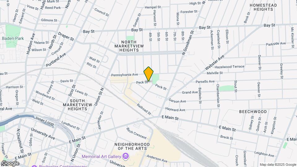 107 Peck St Map and Location Details