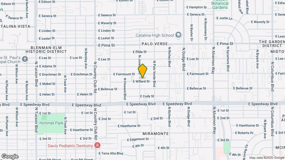 1304-1310 N Jones Blvd Map and Location Details