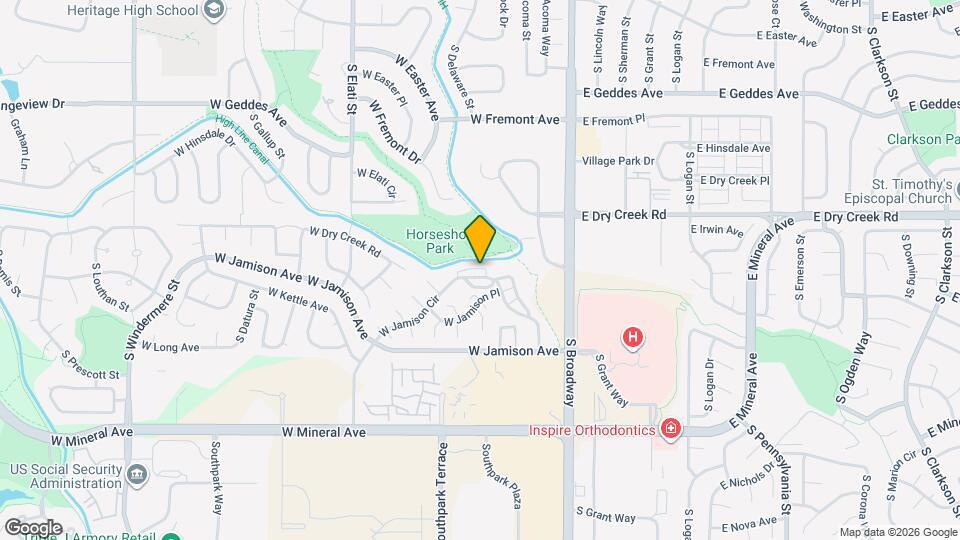 329 W Jamison Cir Mapa y Detalles de la Ubicación