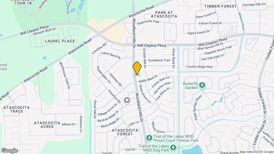 17315 Quiet Grove Ln Map and Location Details