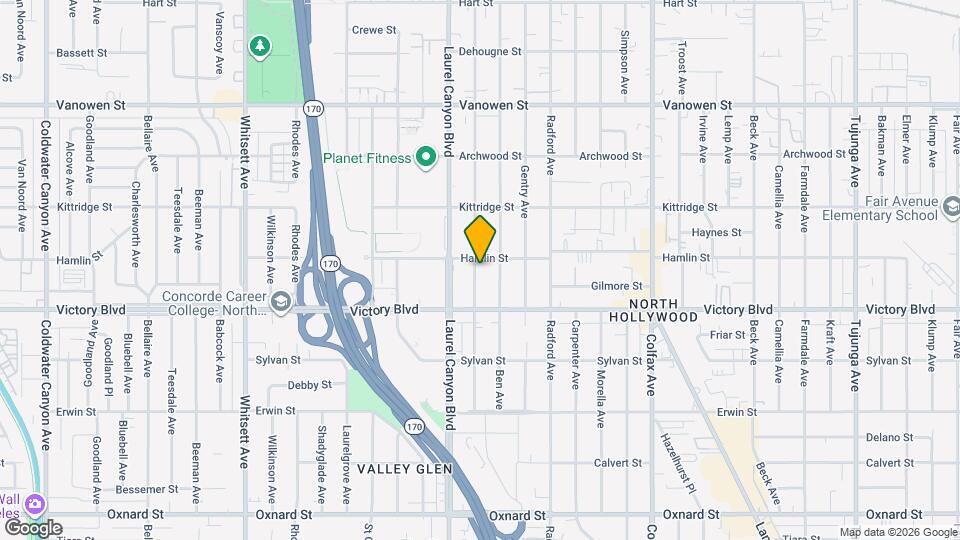 6440 Agnes Ave Mapa y Detalles de la Ubicación