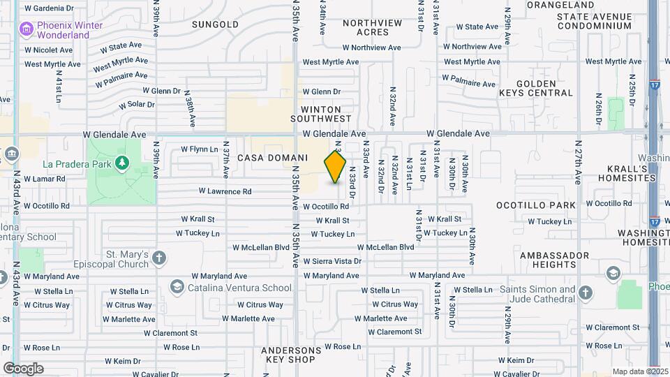 6720 N 34th Ave Mapa y Detalles de la Ubicación