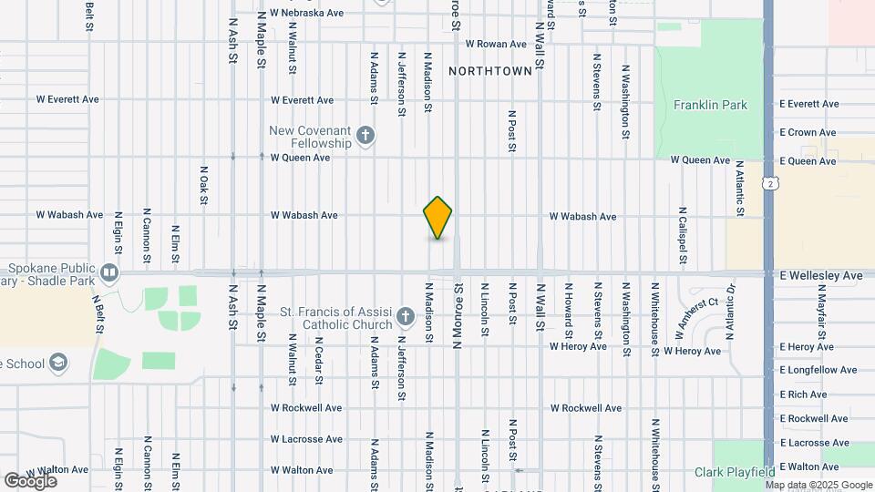 4728 N Madison St Map and Location Details