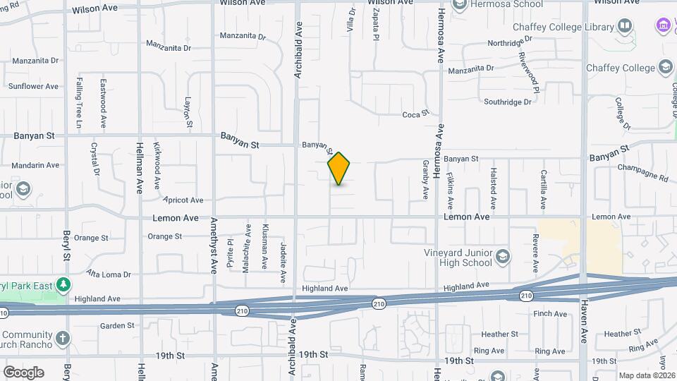 9814 Hibiscus Ct Map and Location Details