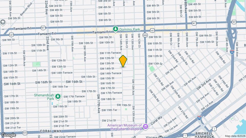 1345 SW 14th Ave Map and Location Details