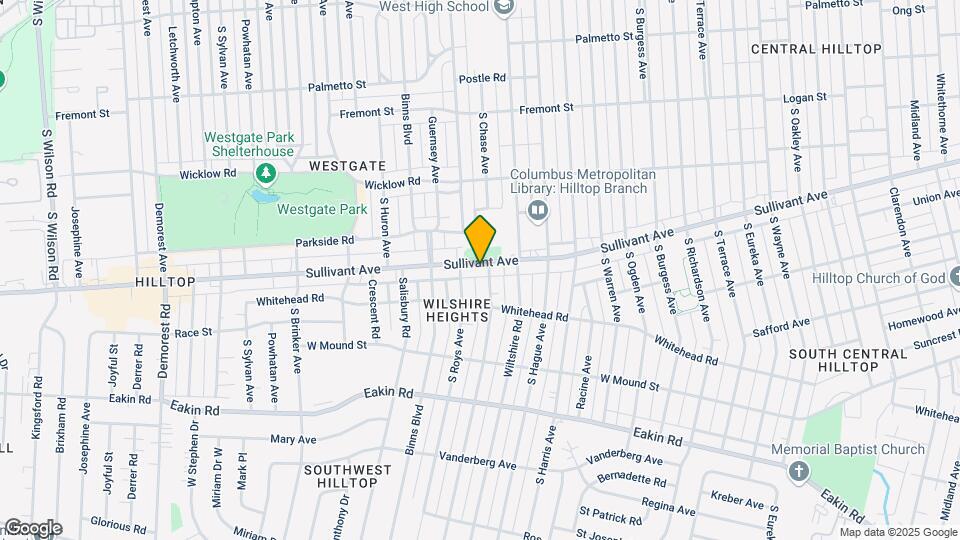 2903 Sullivant Ave Map and Location Details