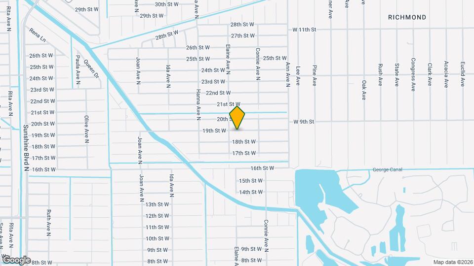 2615 19th St W Map and Location Details