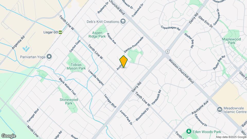 3298 Cambourne Crescent Map and Location Details