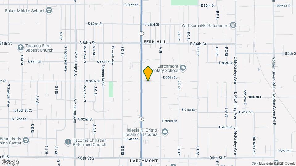 8801 Pacific Ave Mapa y Detalles de la Ubicación