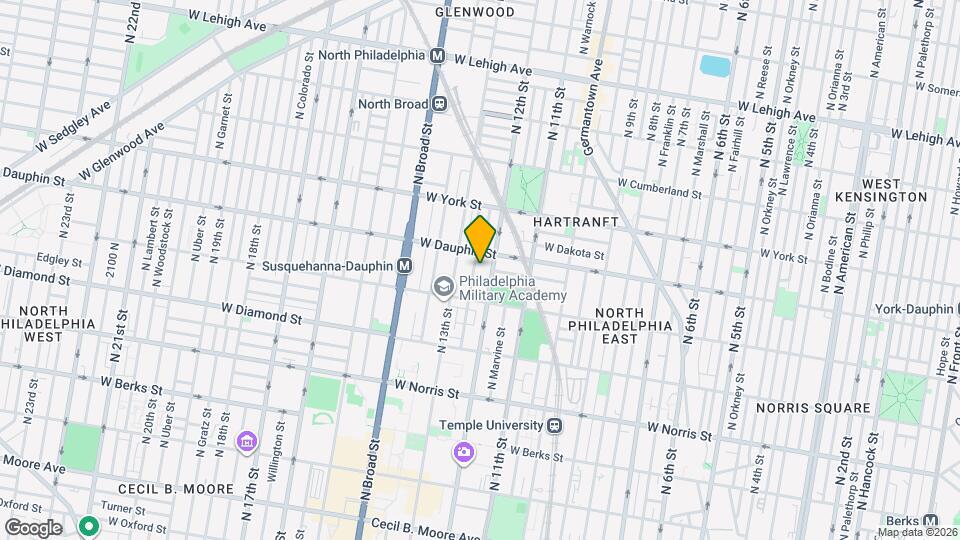 2243 N Camac St Map and Location Details