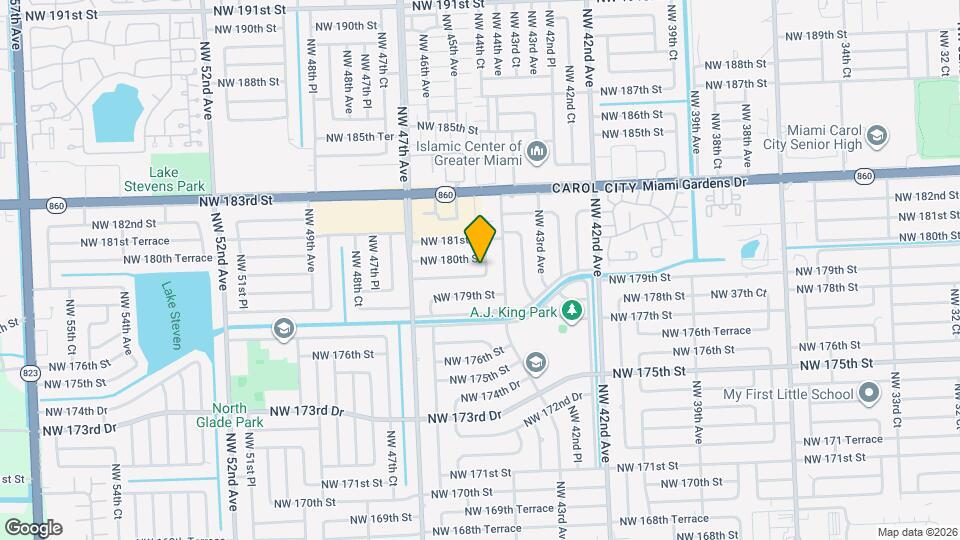 4443 NW 179th Terrace Map and Location Details