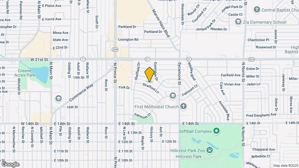 1324 Stratford Ln Map and Location Details