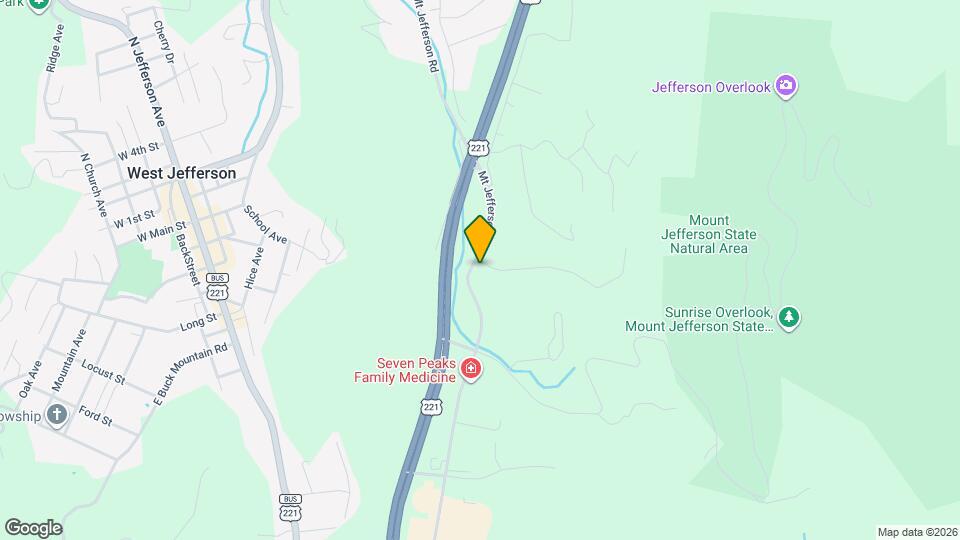 807 Mt Jefferson Rd Map and Location Details