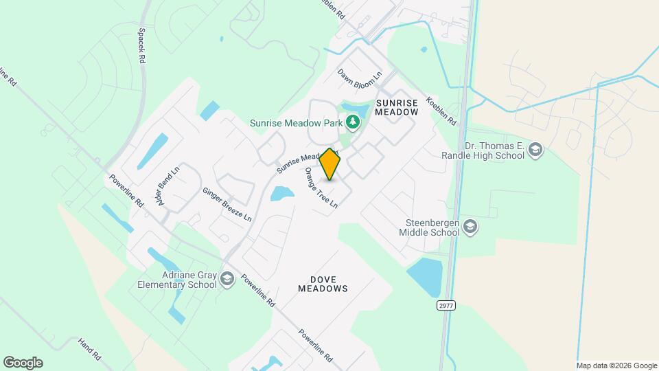 4406 Thistle Pond Ct Map and Location Details