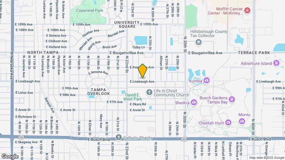 10002 N 24th St Map and Location Details