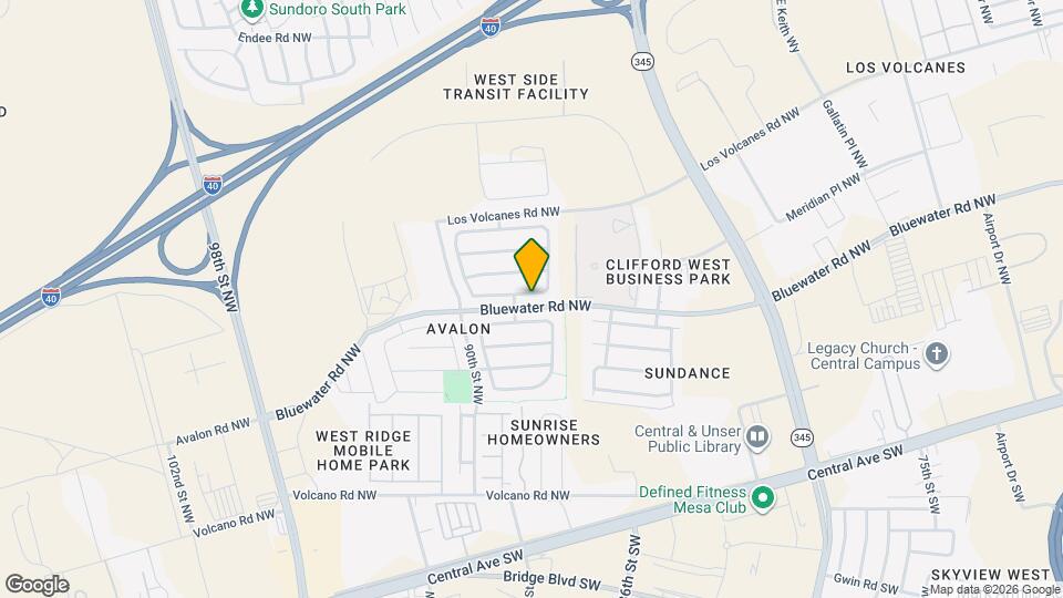 9016 Anacapa Ave NW Map and Location Details