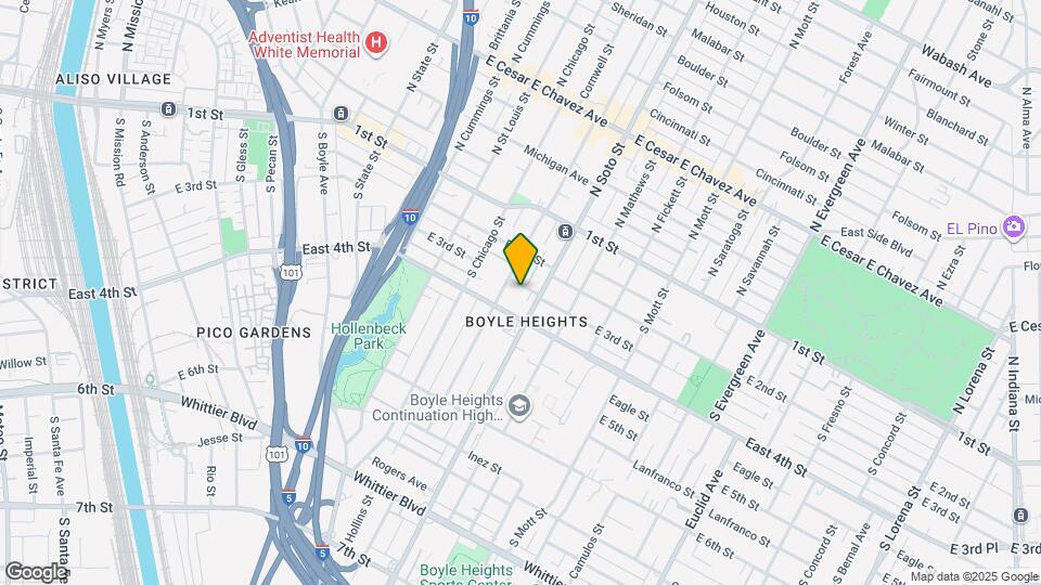 2316 1/2 E 3rd St Map and Location Details