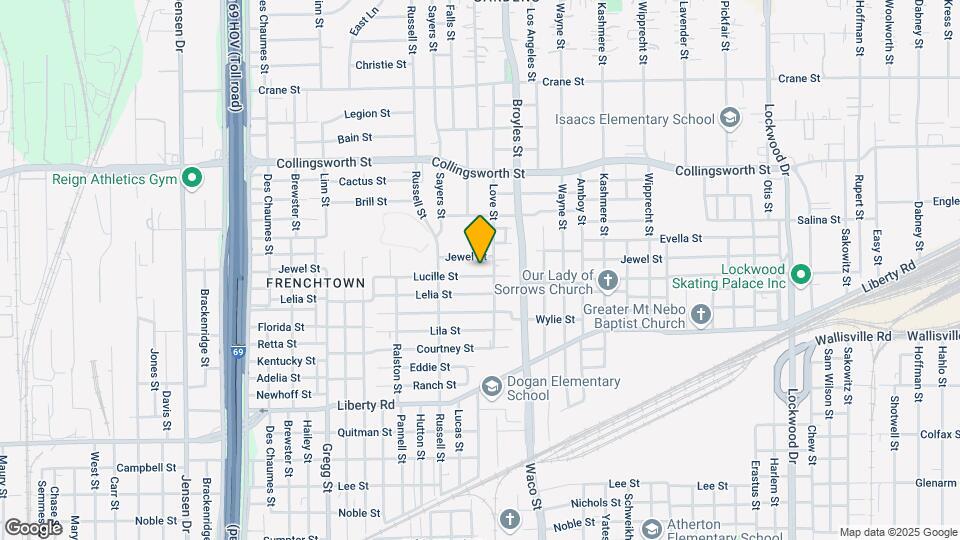 4045 Lucille St Mapa y Detalles de la Ubicación
