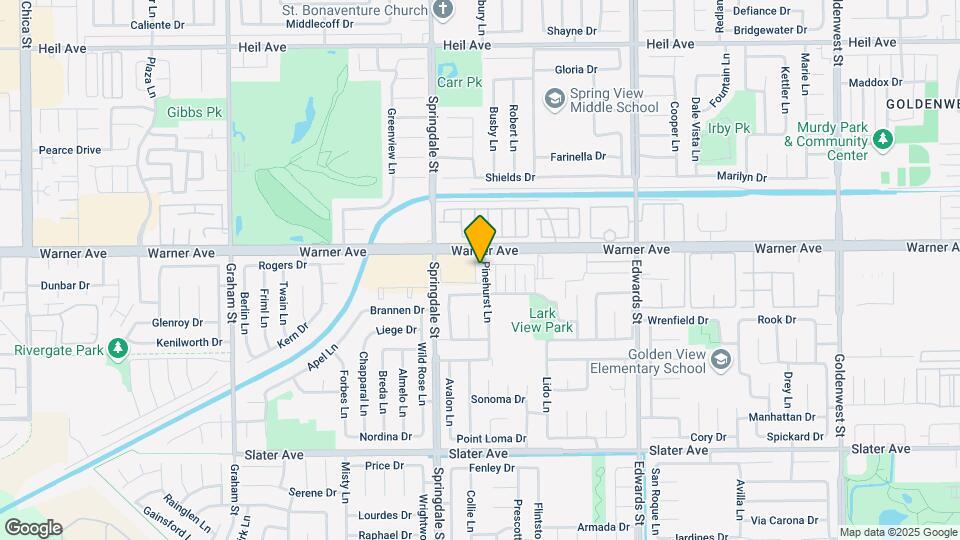 17041 Pinehurst Ln Mapa y Detalles de la Ubicación