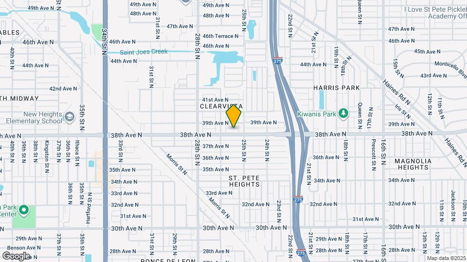 2543 38th Ave N Map and Location Details