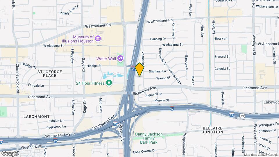 3131 W Loop S Map and Location Details