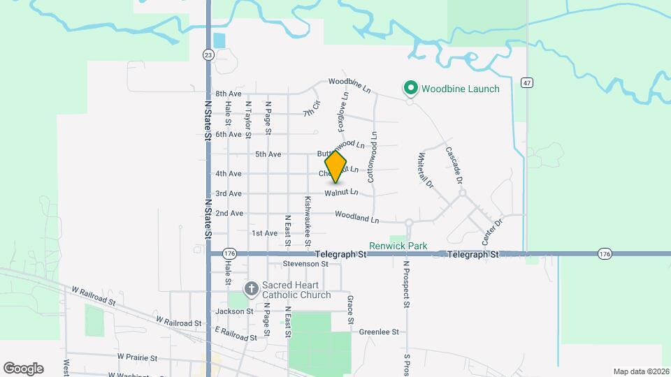714 Walnut Ln Map and Location Details