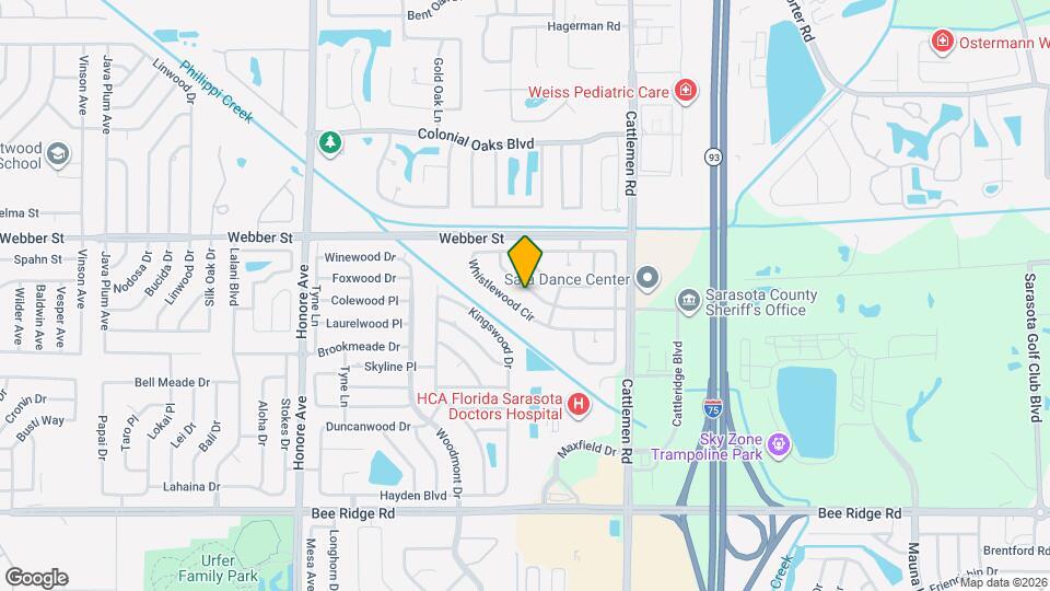 5832 Countrywood Dr Map and Location Details