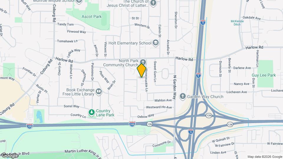 520 Honeysuckle Ln Map and Location Details