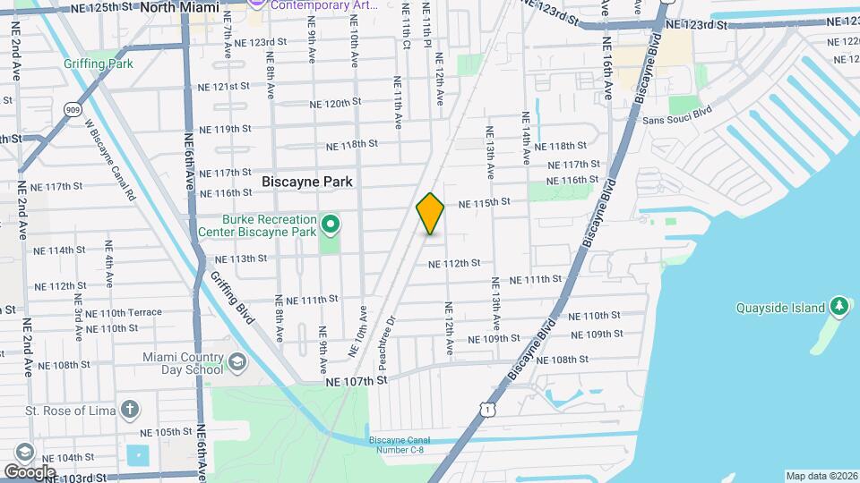 11301 Peachtree Dr Map and Location Details