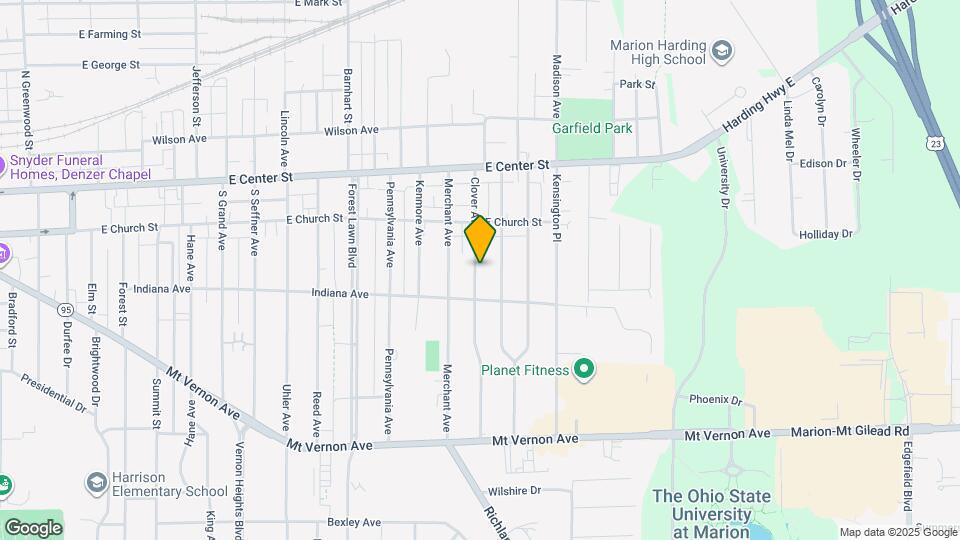 264 Clover Ave Map and Location Details