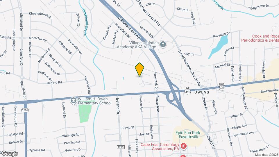 1861 Jennifer Ln Map and Location Details