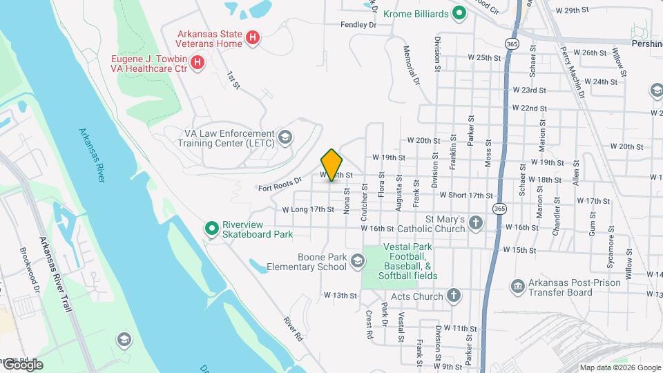 2023 W Short 17th St Map and Location Details