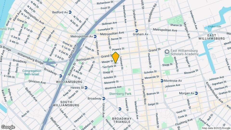 59 Ten Eyck St Mapa y Detalles de la Ubicación