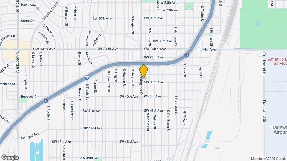 3709 S Washington St Map and Location Details
